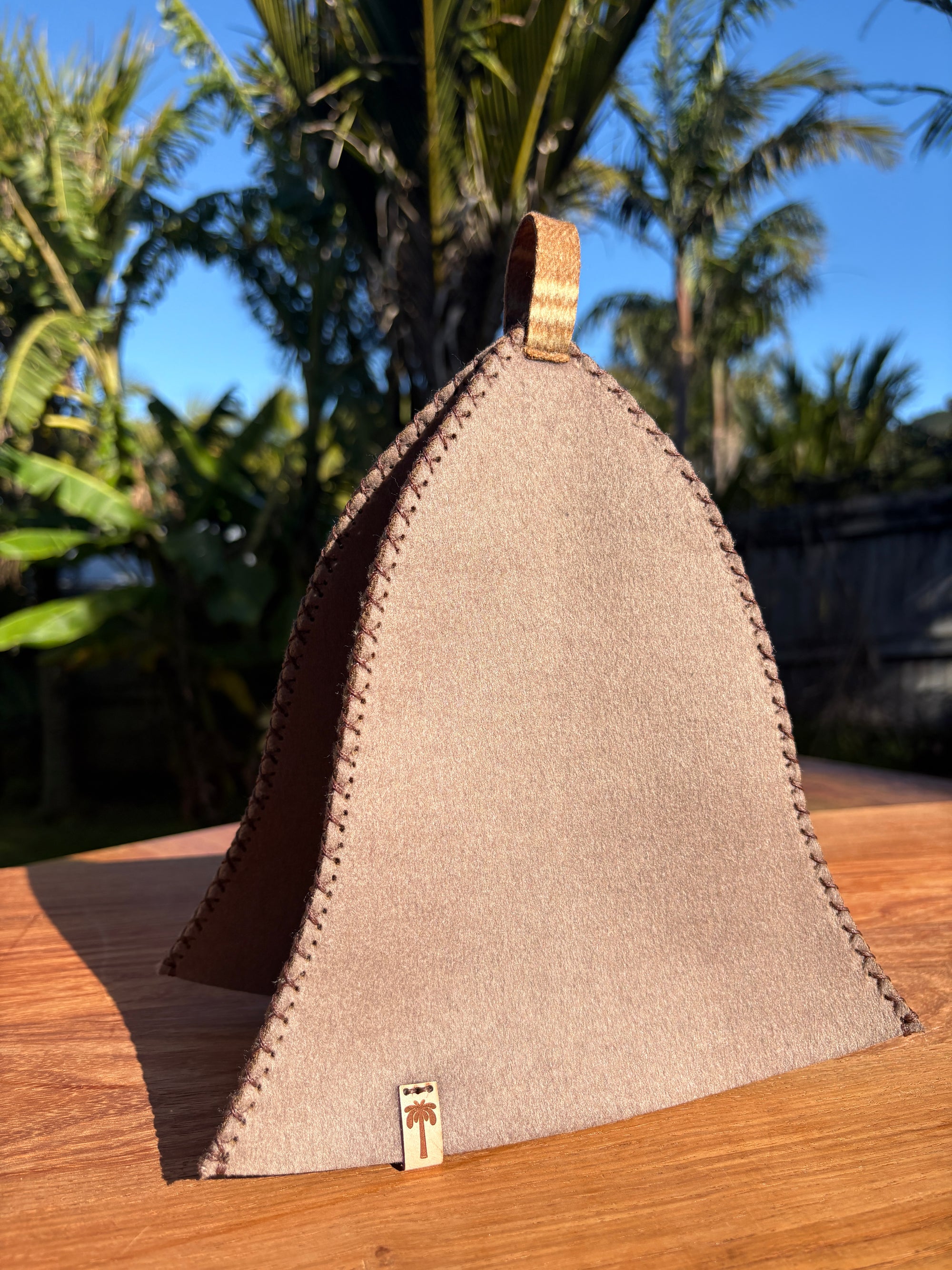 Sauna Hat -100% New Zealand Premium Wool - Coco