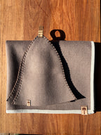 Sauna Hat & Mat - 100% New Zealand Premium Wool - Coco