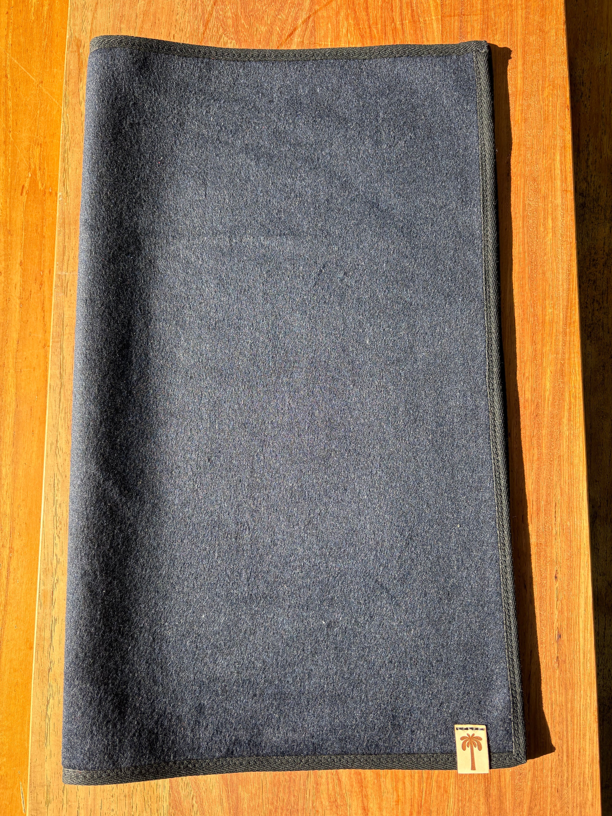 Sauna Mat NZ Wool – Premium Wool – Azul