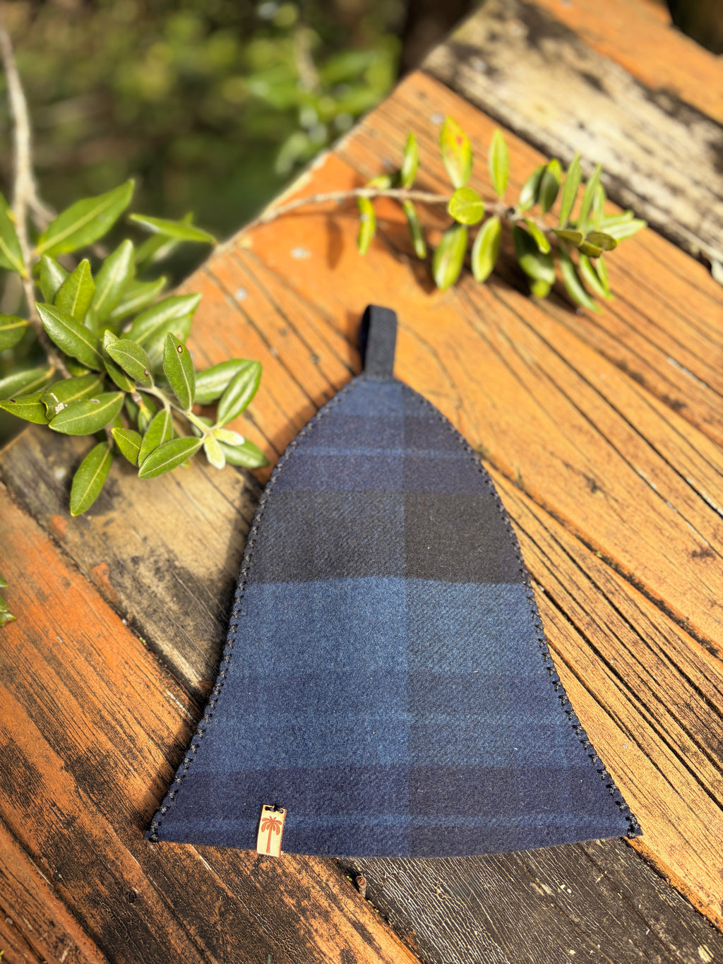 dark blue sauna hat nz wool 