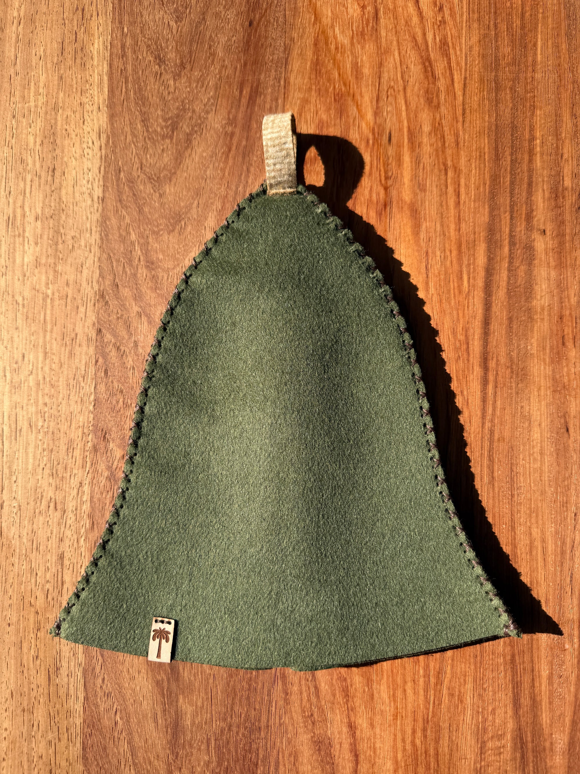 Sauna Hat - 100% New Zealand Premium Wool - Verde