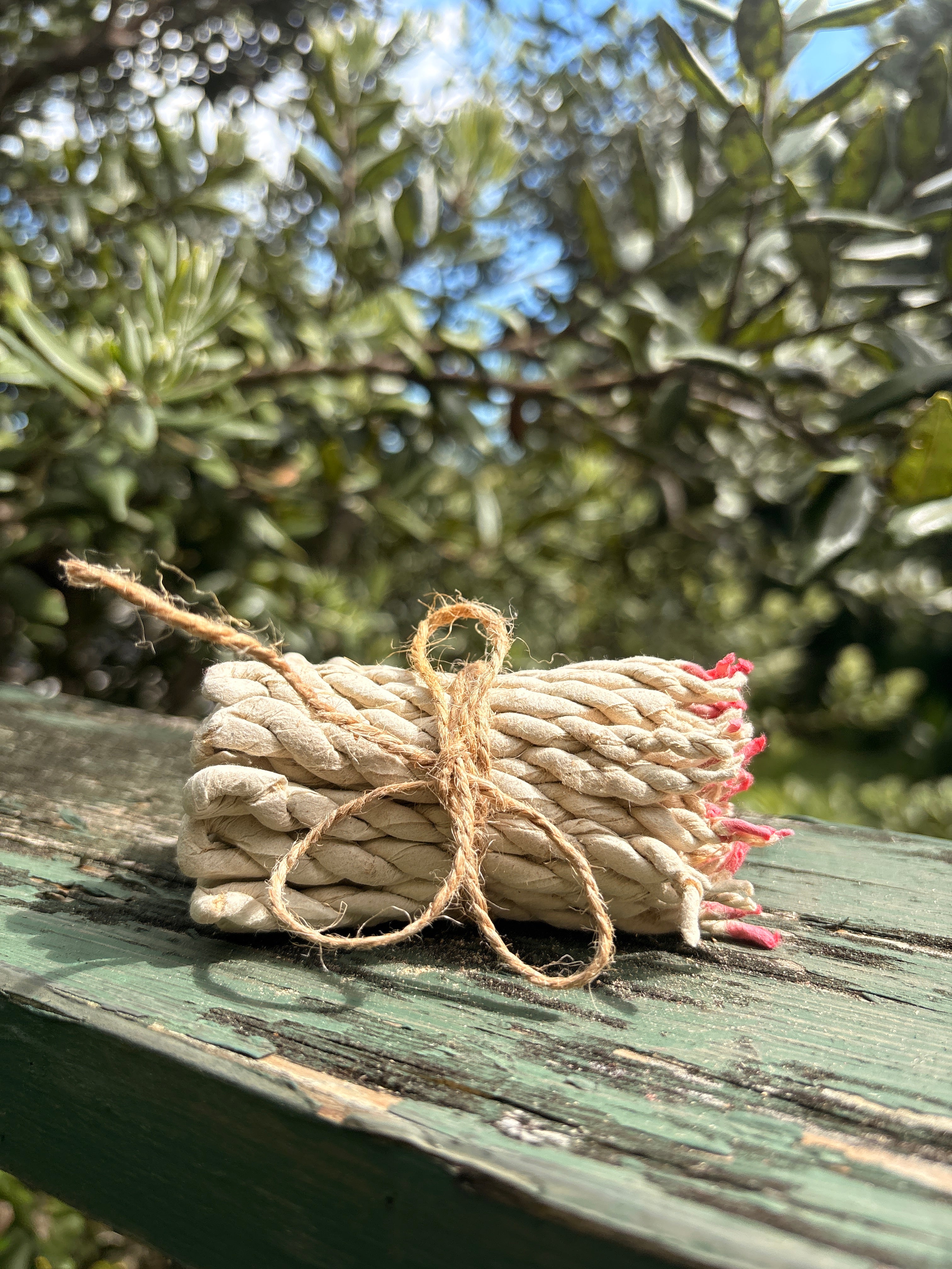 White Sage Rope Incense – Handcrafted in Nepal – Coco Orgánico Nz