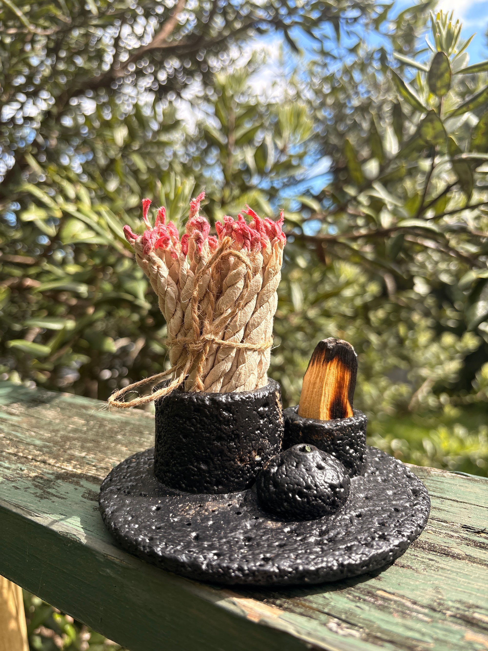 White Sage Rope Incense – Handcrafted in Nepal