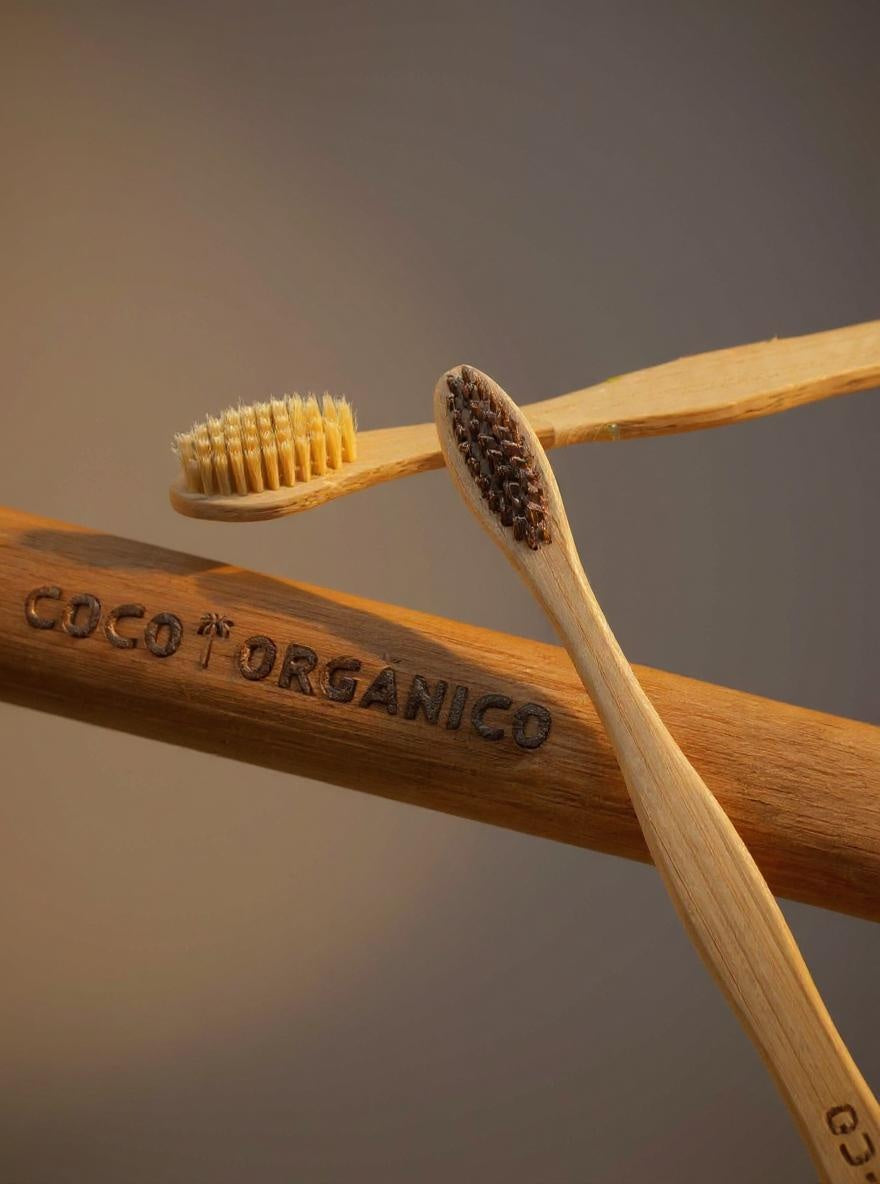 Travel Toothbrush Set – Bamboo Tube + 2 Eco Brushes