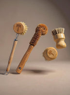 Eco Brush Set (4 pcs) Bamboo & Natural Fiber