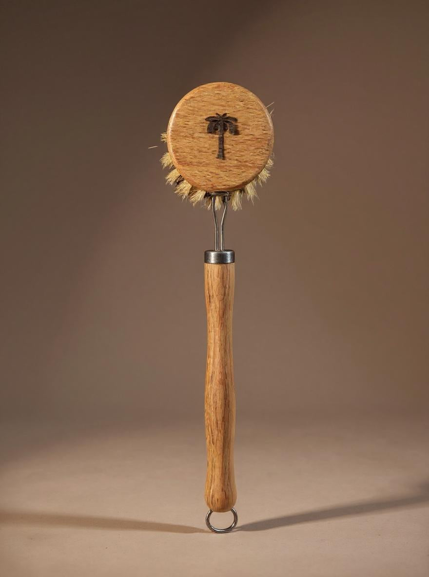 Eco Dish Brush – Natural Palm Fiber & Wood