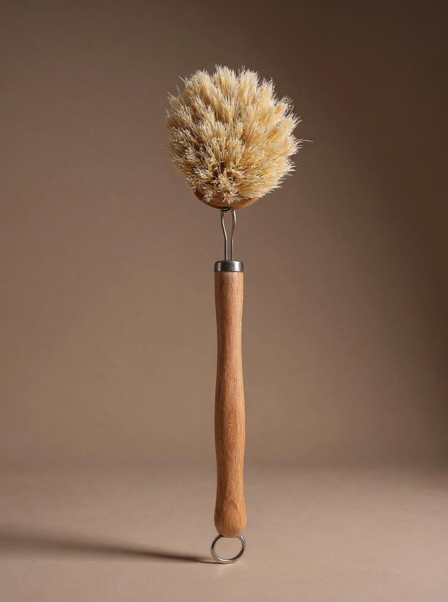 Eco Dish Brush – Natural Palm Fiber & Wood