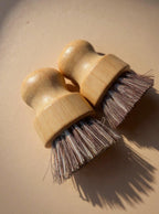 Natural Dish Brush Duo – Coconut, Palm & Agave Set
